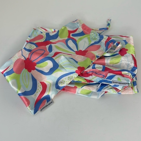 NWOT Mary Square Satin Pillowcase Color Me Happy - Picture 3 of 6